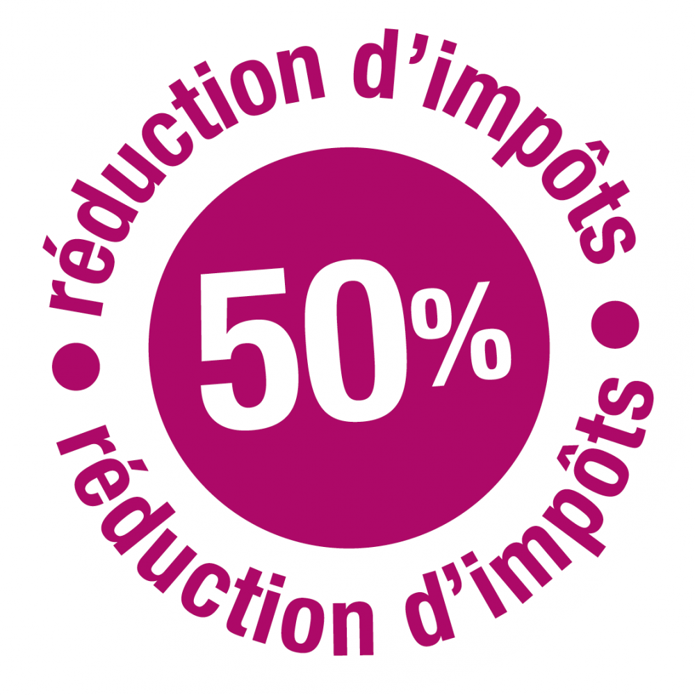 50% reduction d'impots