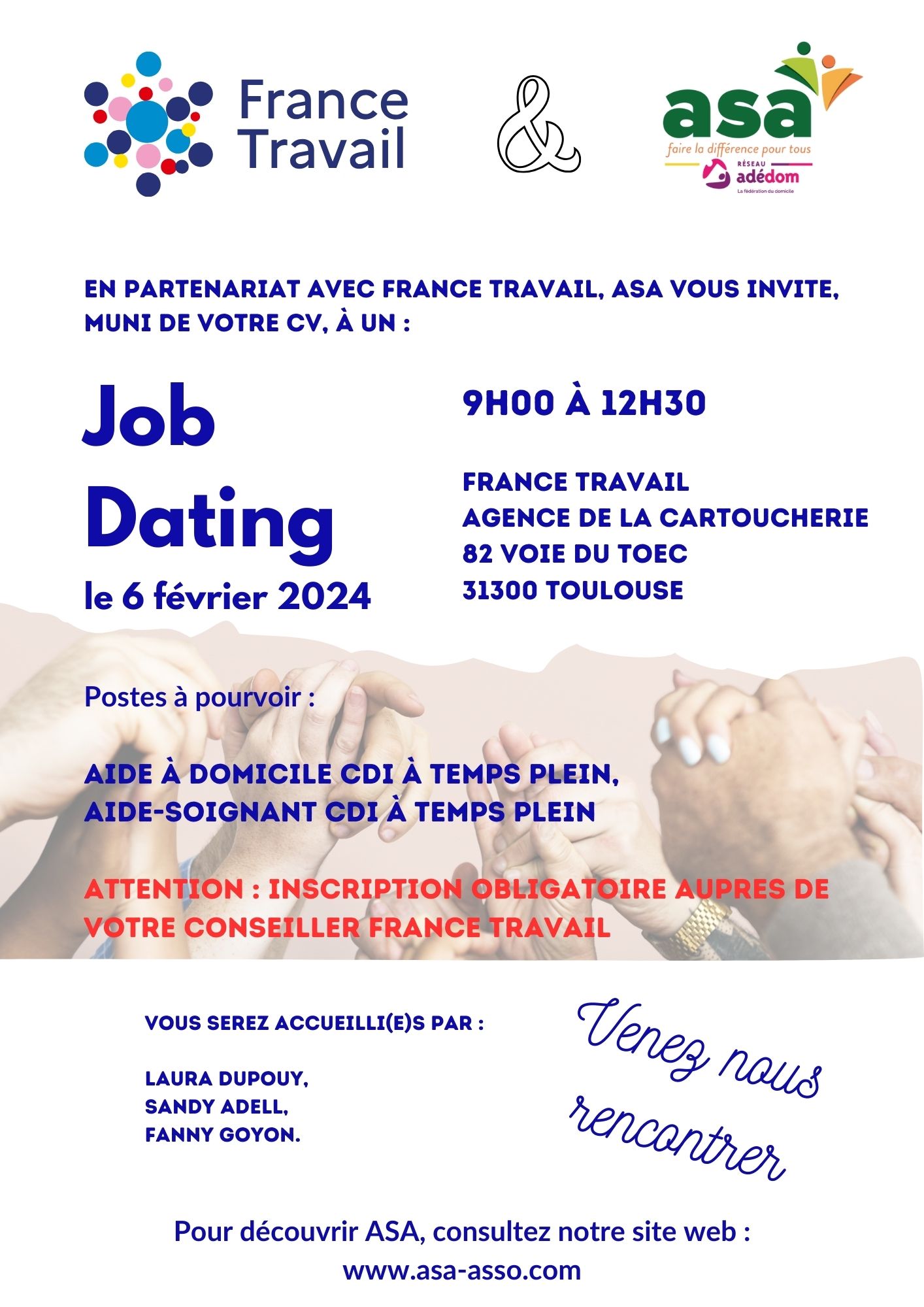 flyer Job Dating